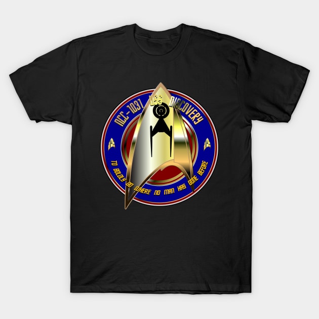 NCC-1031 USS DISCOVERY T-Shirt by KARMADESIGNER T-SHIRT SHOP